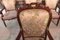 Antique Louis Philippe Mahogany Armchairs, Set of 4, Image 7