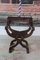 Vintage Renaissance Style Walnut Armchair, Image 1