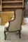 Antique Beech Veneered Walnut Armchair 4