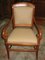 Antique Cherry Wood Armchairs, Set of 2, Image 1
