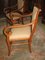 Antique Cherry Wood Armchairs, Set of 2, Image 3