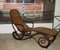 Vintage Chaiselongue aus Buche, Mahagoni & Schilfrohr von Thonet 1