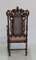 Großer Vintage Louis XIII Armlehnstuhl aus Buche 2