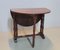 Antique Oval Gate-Leg Mahogany Extendable Dining Table 2
