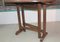 Small Antique Oak Winemakers Table 4