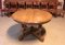 Vintage Oak Pedestal Table, Image 1