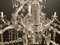 Großer italienischer Kronleuchter aus Kristallglas, 1940er 5