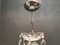 Lámpara de araña italiana grande de cristal, años 40, Imagen 4