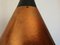 Lámpara colgante danesa de cobre, años 70, Imagen 16