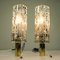 Glass and Brass Sconces from Doria Leuchten, 1960s, Set of 2 3