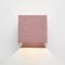 Cromia Wall Lamp in Burgundy from Plato Design 1