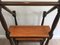 Antique French Wood and Leather Library Step Ladder, 1900s, Image 10