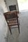Antique Hungarian Embossed Leather Dining Chairs, Set of 2 3