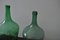 Botellas de vino húngaras verdes, años 60. Juego de 2, Imagen 2