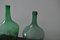 Hungarian Green Wine Bottles, 1960s, Set of 2 2