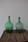Botellas de vino húngaras verdes, años 60. Juego de 2, Imagen 1