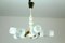 White Lacquered Wood and Glass Chandelier from Orion, 1960s 10