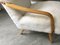 Vintage Art Deco White Sheepskin and Bentwood Armchair, Image 7