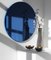 Runder Blau getönter Orbis Spiegel mit blauem Rahmen von Alguacil & Perkoff Ltd 7