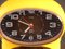 Reloj despertador vintage amarillo de Japy, años 70, Imagen 4