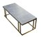 Table Brass Finish and Marble Elio Coffee by Casa Botelho, Image 1