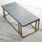 Table Brass Finish and Marble Elio Coffee by Casa Botelho 2