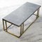 Table Brass Finish and Marble Elio Coffee by Casa Botelho, Image 3