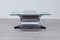 Steel and Glass Coffee Table by Francois Monnet for Kappa, 1970s 5