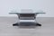 Steel and Glass Coffee Table by Francois Monnet for Kappa, 1970s, Image 5