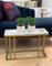 Brass and Marble Elio Slim Side Table by Casa Botelho 3