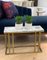 Table d'Appoint Elio Slim en Laiton et Marbre par Casa Botelho 3