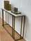 Brass and Marble Elio Console Table by Casa Botelho 8