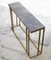 Brass and Marble Elio Console Table by Casa Botelho 4
