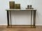 Brass and Marble Elio Console Table by Casa Botelho, Image 6