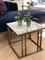 Brass and Marble Elio Side Table by Casa Botelho 5