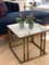 Brass and Marble Elio Side Table by Casa Botelho, Image 5