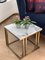 Brass and Marble Elio Side Table by Casa Botelho 7