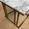 Brass and Marble Elio Side Table by Casa Botelho, Image 11