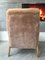 Fauteuil Vintage en Peau de Mouton Marron 6