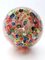 Red Millefiori Murano Glass Vase from Fratelli Toso, Italy 1960s 5