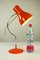 Mid-Century Orange Model 0521 Table Lamp by Josef Hurka for Napako 4