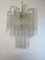 Vintage Italian Murano Glass Tube Chandelier, 1960s 1