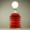 Mid-Century Tischlampe aus rot lackiertem Stahlblech 3