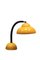 Lámpara de escritorio cuello de ganso en amarillo, años 60, Imagen 1
