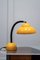 Gelbe Schreibtischlampe aus Metall mit Schwanenhals, 1960er 2