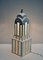 Weiße Wolkenkratzer Tischlampe aus Keramik von Ceramiche Baroni, 1970er 5