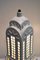 Weiße Wolkenkratzer Tischlampe aus Keramik von Ceramiche Baroni, 1970er 3