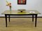 Vintage Italian Wood and Glass Dining Table, 1950s 6