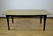 Vintage Italian Wood and Glass Dining Table, 1950s 1