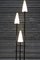French Three Light Floor Lamp from Lunel, 1950s, Image 7
